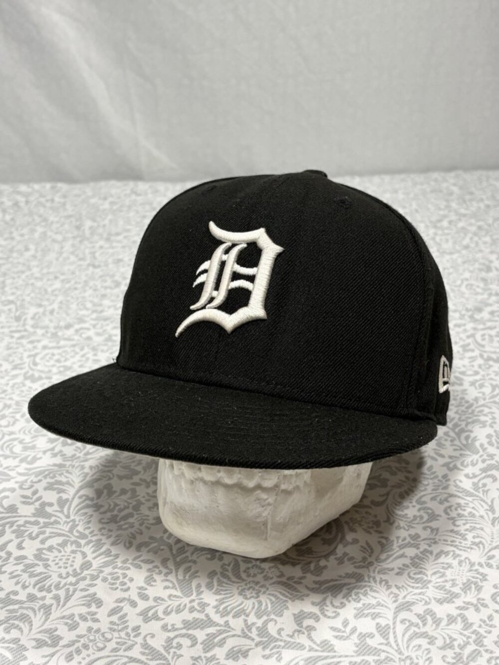 Detroit Tigers Hat Cap Fitted Mens 6 7/8 Black MLB Baseball 59FIFTY New Era
